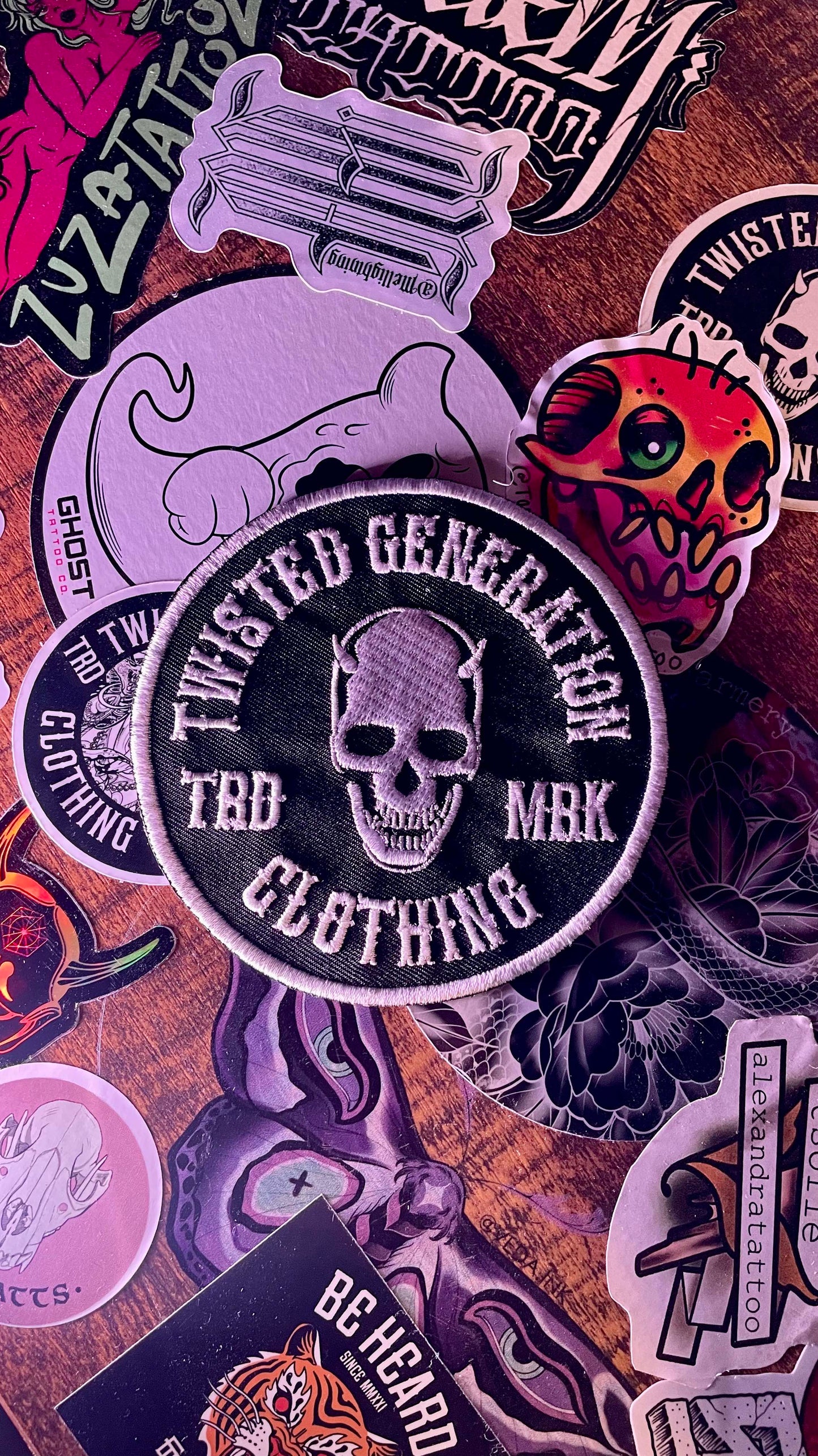 Twisted Generation Skull patch